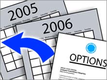 Optionsbackdating