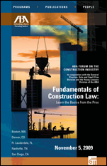 Attend the Fundamentals of Construction Law