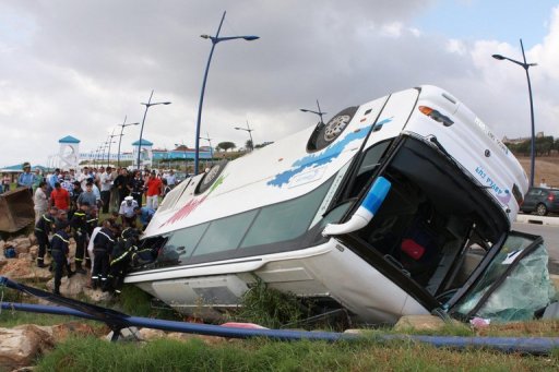 Classic International Cruises - Funchal cruise ship - tour bus accident