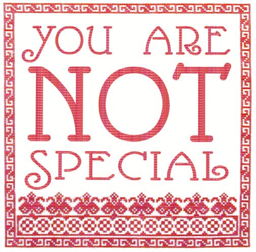 You Are Not Special