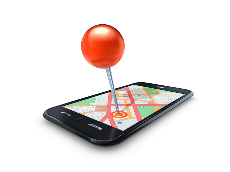Map on a mobile device