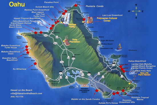 oahu-tourist-map