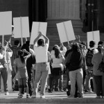 People protesting
