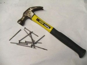 hammer and nails