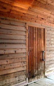 wooden door