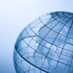 Blue globe