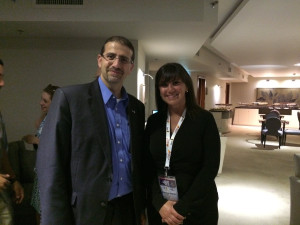 Devora Snyder with US Ambassador to Israel Dan Shapiro.