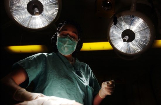 Surgeon stock photo
