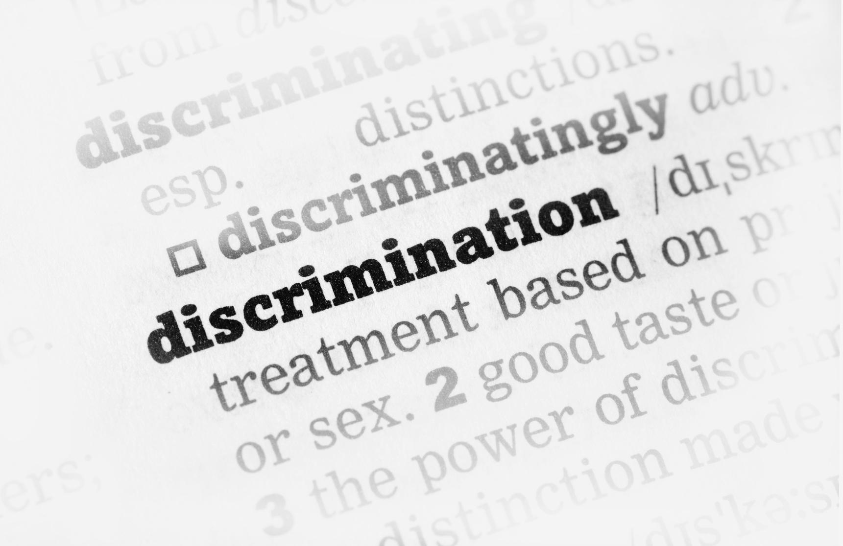 Discrimination Dictionary Definition