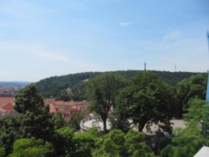 petrin hill sunny day view