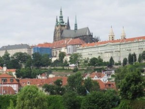 prague castle on monday morning