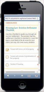 Pro Bono To Go - Housing Law: Eviction Settlement Checklist