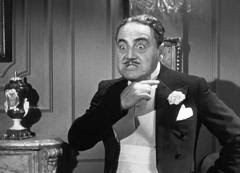 Throat cut gesture - old movie