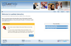 Welcome page LHI