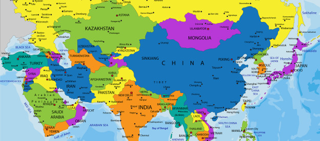 Map of Asia