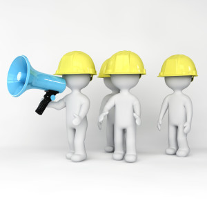 Protest Construction Workers