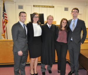 The first year associates pose with The Honorable John W. Thornton, Jr.