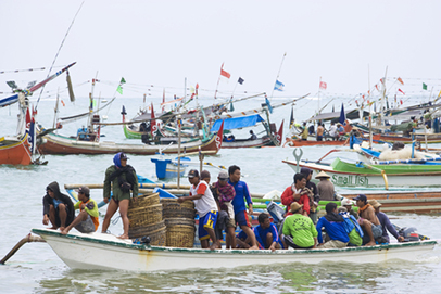 Balinese fishermen