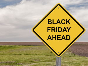 Caution Sign - Black Friday Ahead