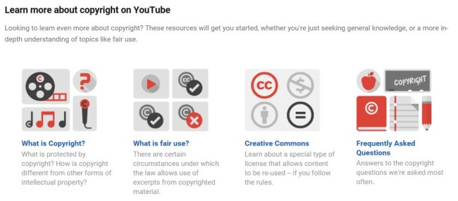 Learn More About Copyright on YouTube