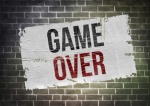 game over - poster concept