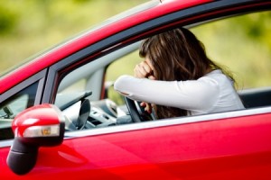 Red Car Crash