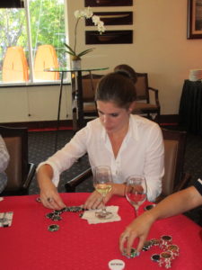 The poker champ gets serious about the tournament!