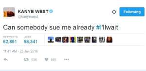 Kanye Tweet