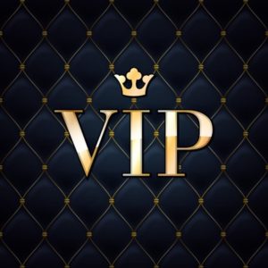37035389 - vip abstract quilted background, diamonds and golden letters with crown.
