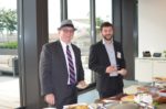 Beau Backus (Aerospace) and Mike Safyan (Planet) relax after the meeting.