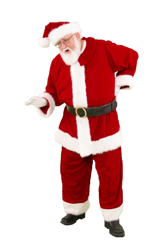 Santa Hurt Back