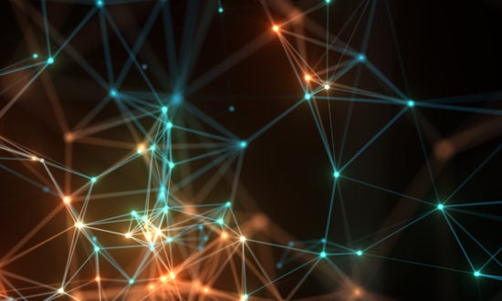Abstract network connection background.