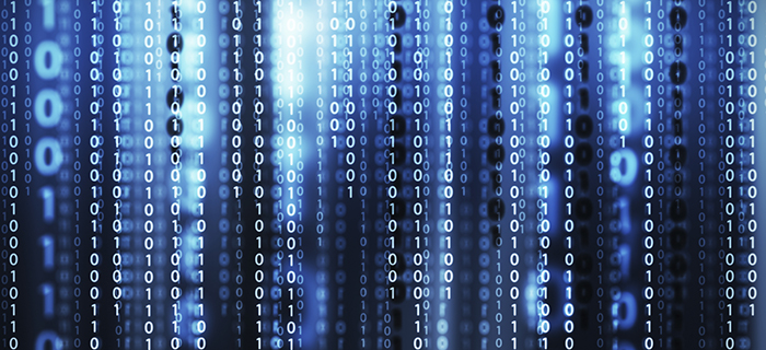 Data Stream of Binary Code