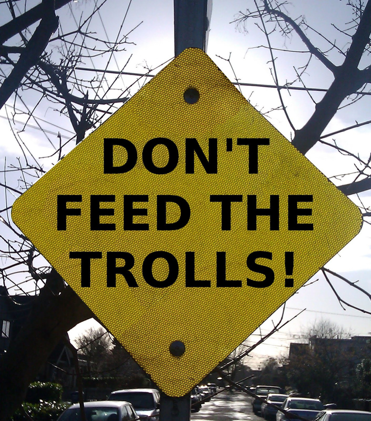 Don't feed the trolls