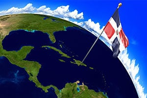 Dominican Republic National Flag