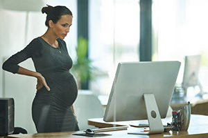 Pregnant Business Woman