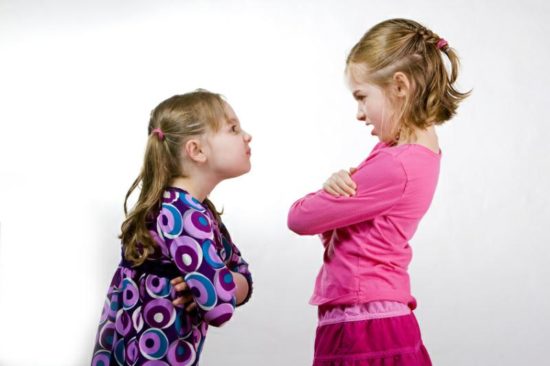 Friends fighting