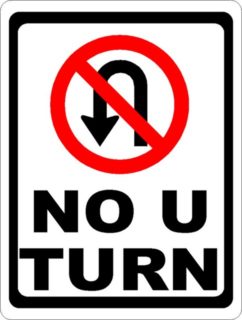 No U Turn