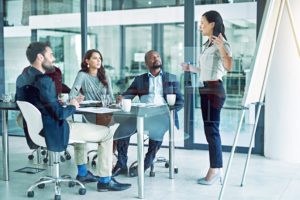 Diverse coworkers