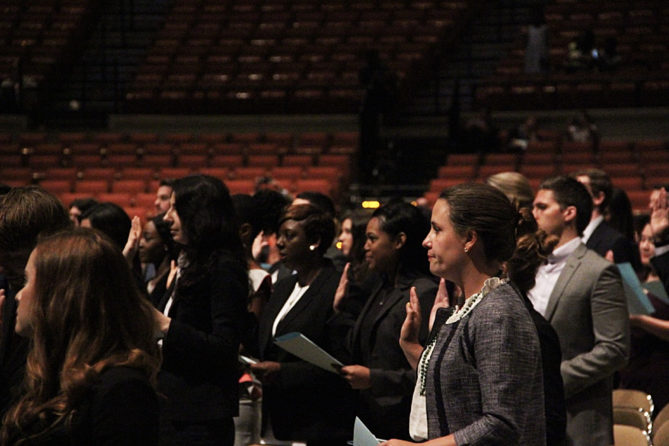 Taking the oath