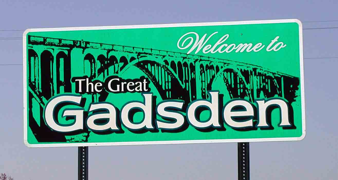 Welcome to Gadsden sign