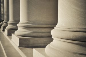 Courthouse pillars