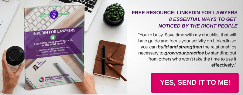 LinkedIn Tips For Lawyers by Nancy Myrland