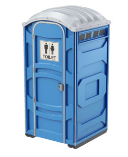 Mobile portable public toilet 