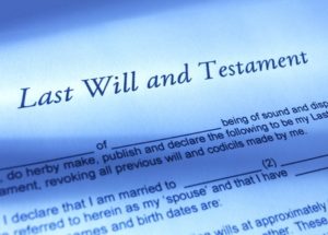 Last will and testament