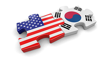 68583258 - usa and south korea puzzle from flags.