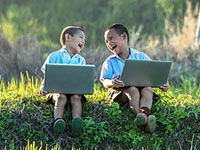 kids and laptops