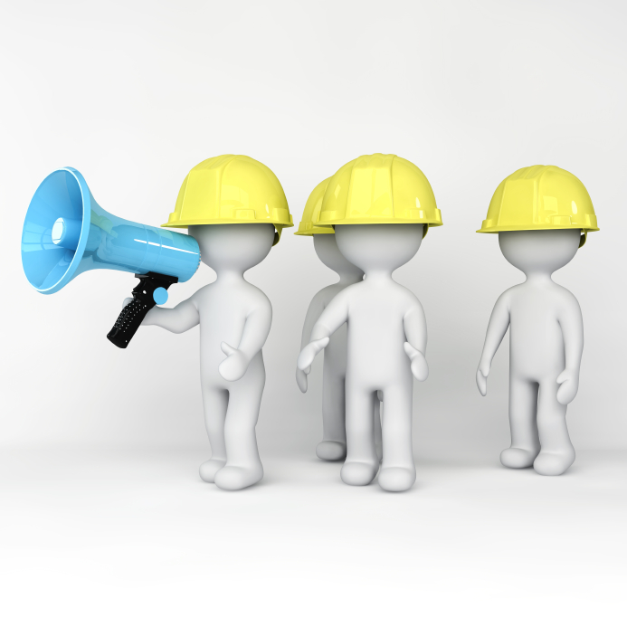 Protest Construction Workers