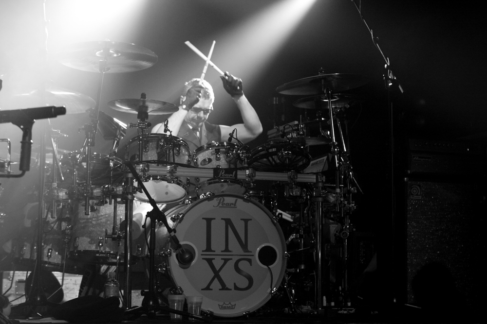 INXS performs at Campbelltown RSL Club, Sydney