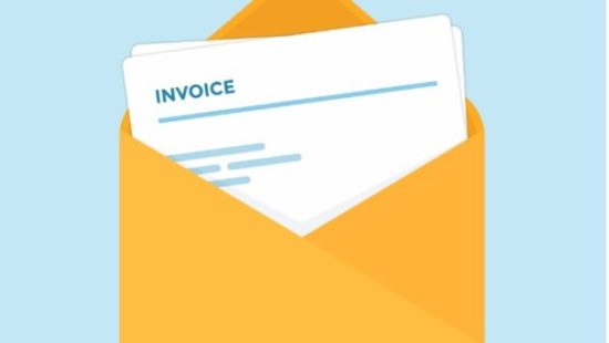 invoice-mail-vector-id497805260